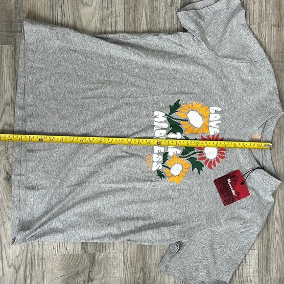 NWT Moosejaw Women's Sunflower Gray T-shirt Sz XXL - Picture 7 of 10